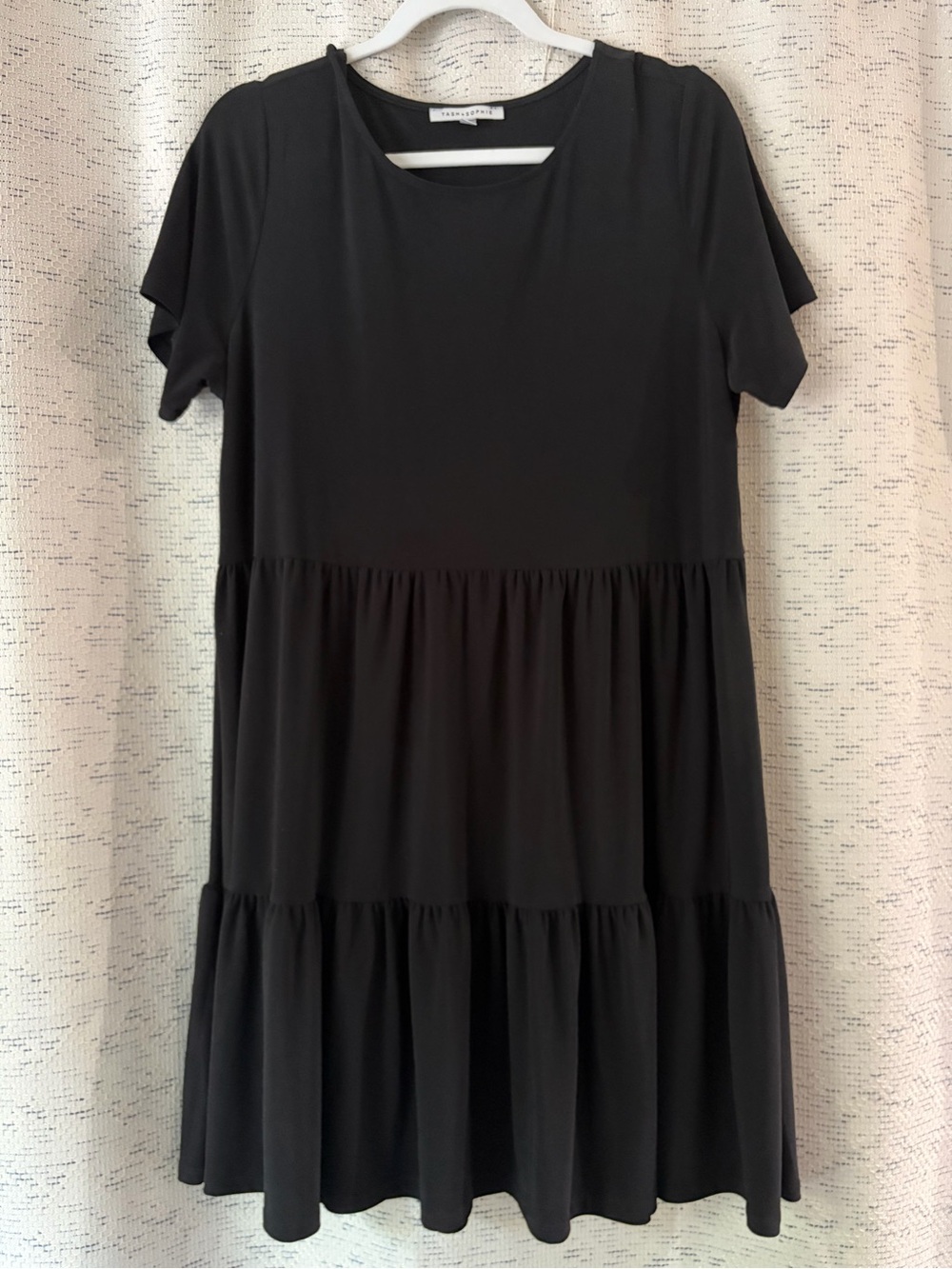 Tash & Sophie Black Tiered Babydoll Dress - Picture 2 of 8